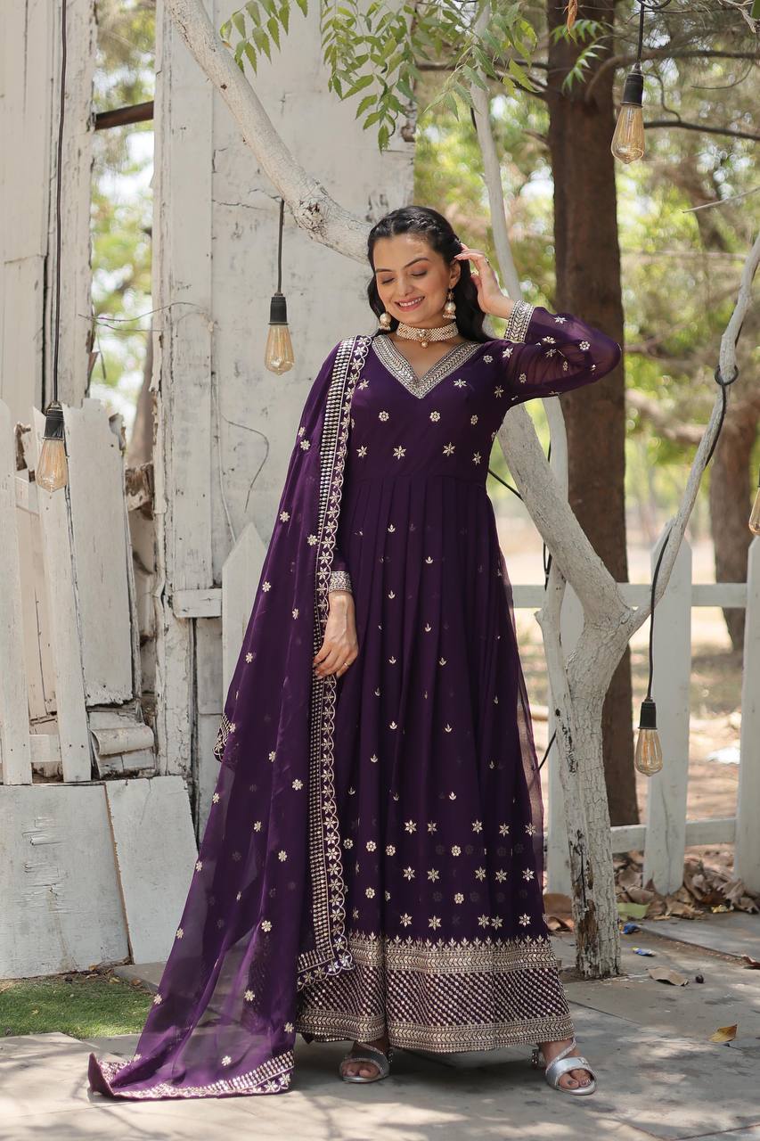 GOWN-WITH-DUPATTA COLLECTIONS Whether It's a wedding, Festival, or Soiree