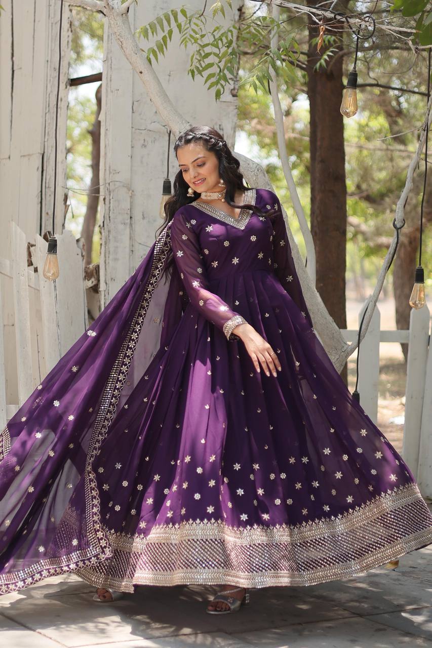 GOWN-WITH-DUPATTA COLLECTIONS Whether It's a wedding, Festival, or Soiree
