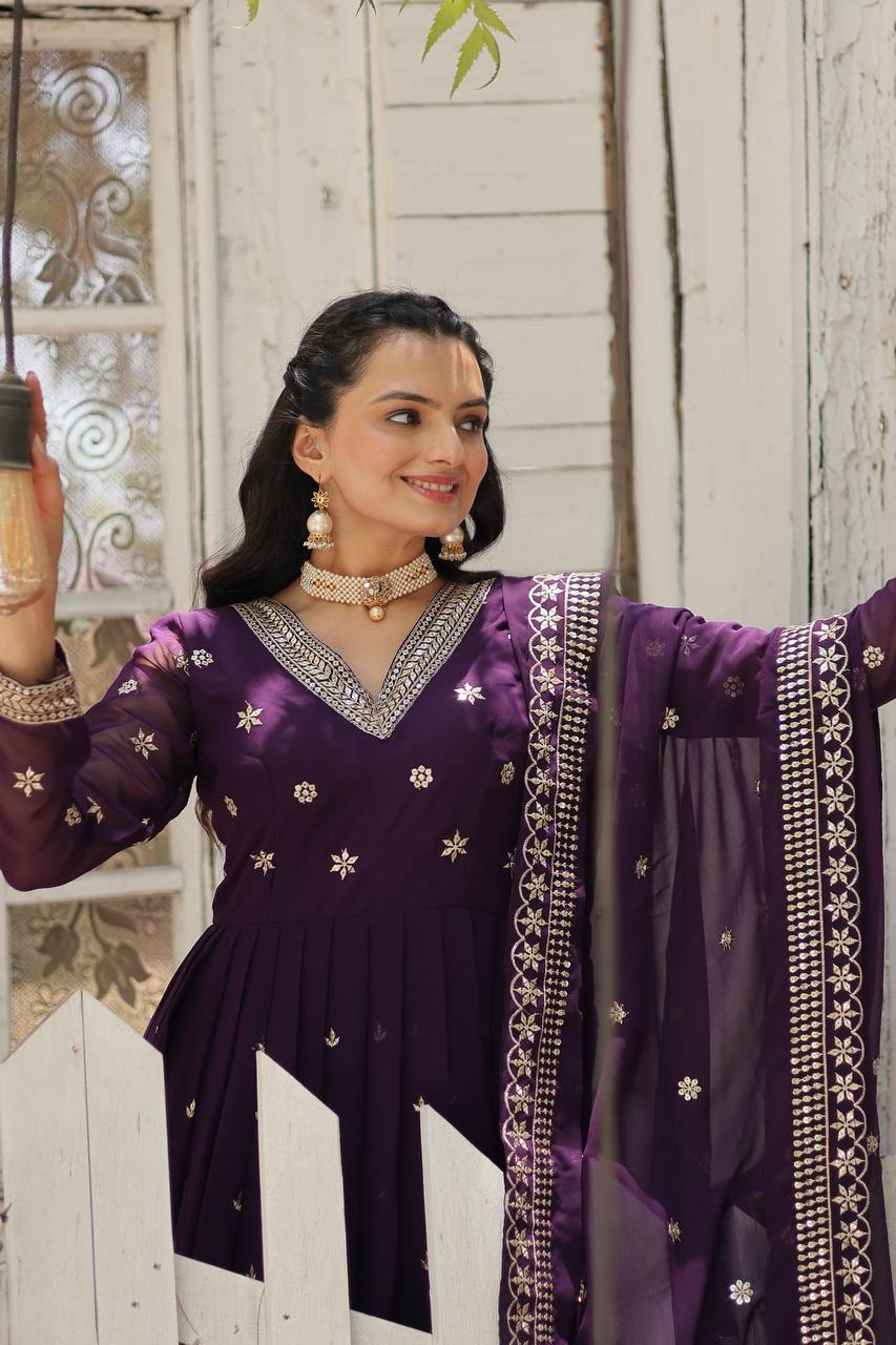 GOWN-WITH-DUPATTA COLLECTIONS Whether It's a wedding, Festival, or Soiree