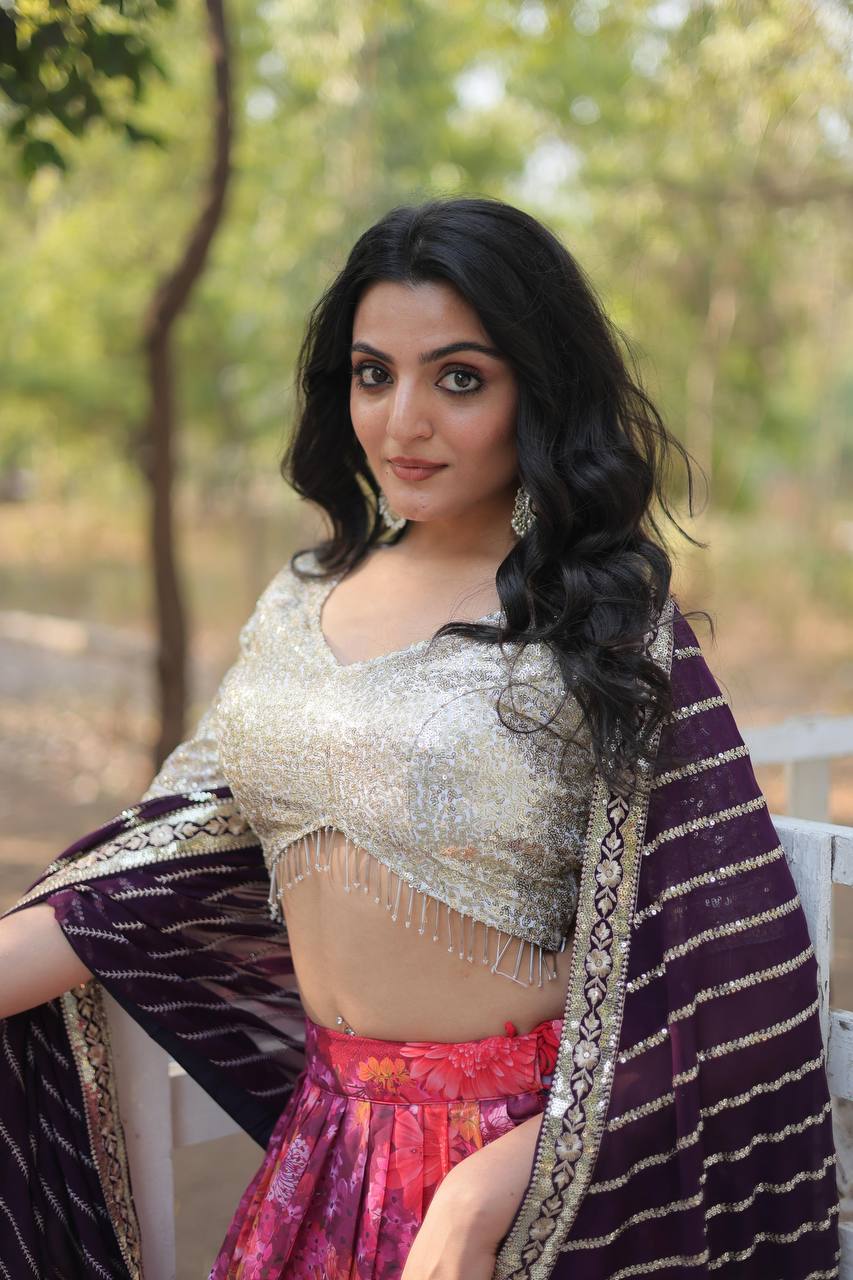 DIGITAL PRINTED GEORGETTE LEHNGHA CHOLI COLLECTION