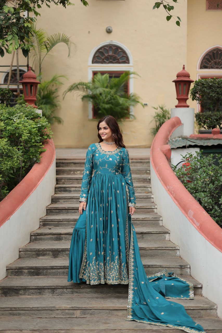 PREMIUM DESIGNER READYMADE TOP-SHARARA-DUPATTA COLLECTIONS