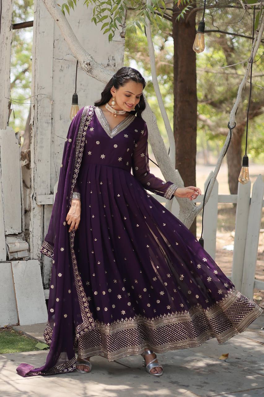 GOWN-WITH-DUPATTA COLLECTIONS Whether It's a wedding, Festival, or Soiree