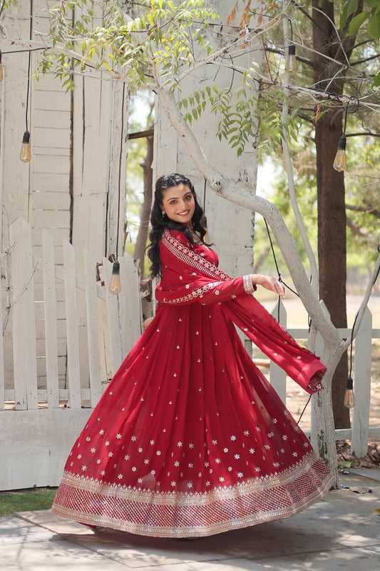 GOWN-WITH-DUPATTA COLLECTIONS  Whether It's a wedding, Festival, or Soiree