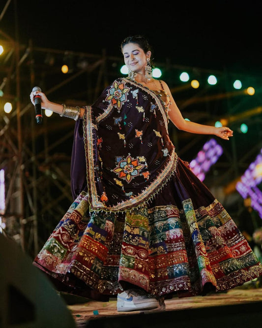 Brown Color Designer Lehengha Choli With Dupatta