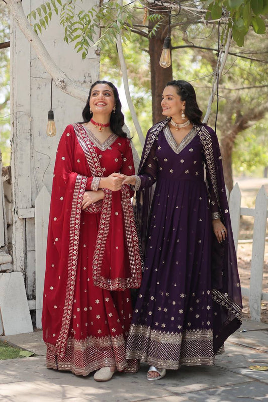 GOWN-WITH-DUPATTA COLLECTIONS  Whether It's a wedding, Festival, or Soiree